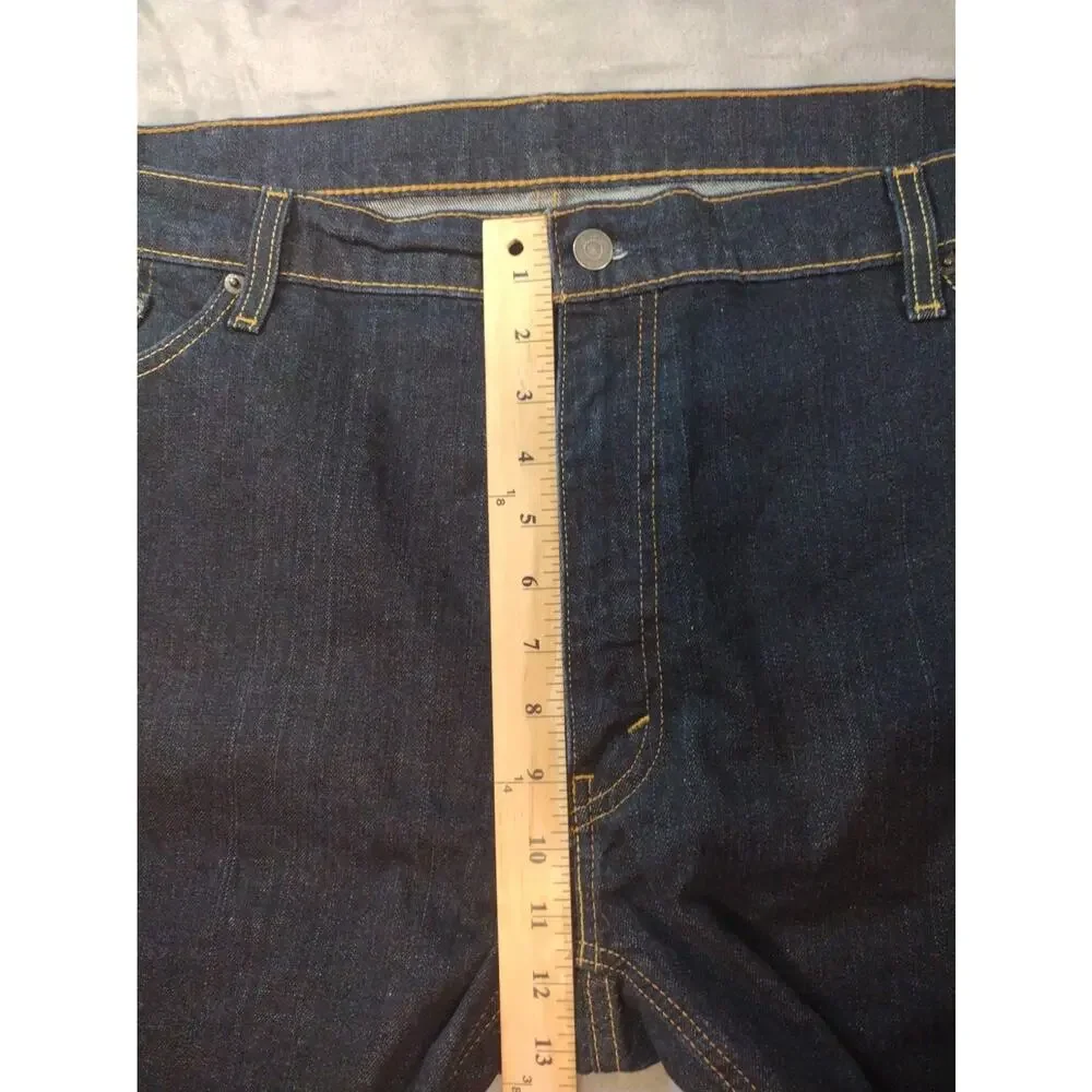Levis 541 Jeans Mens 48x30 Athletic Fit Straight Leg Dark Wash Casual Americana